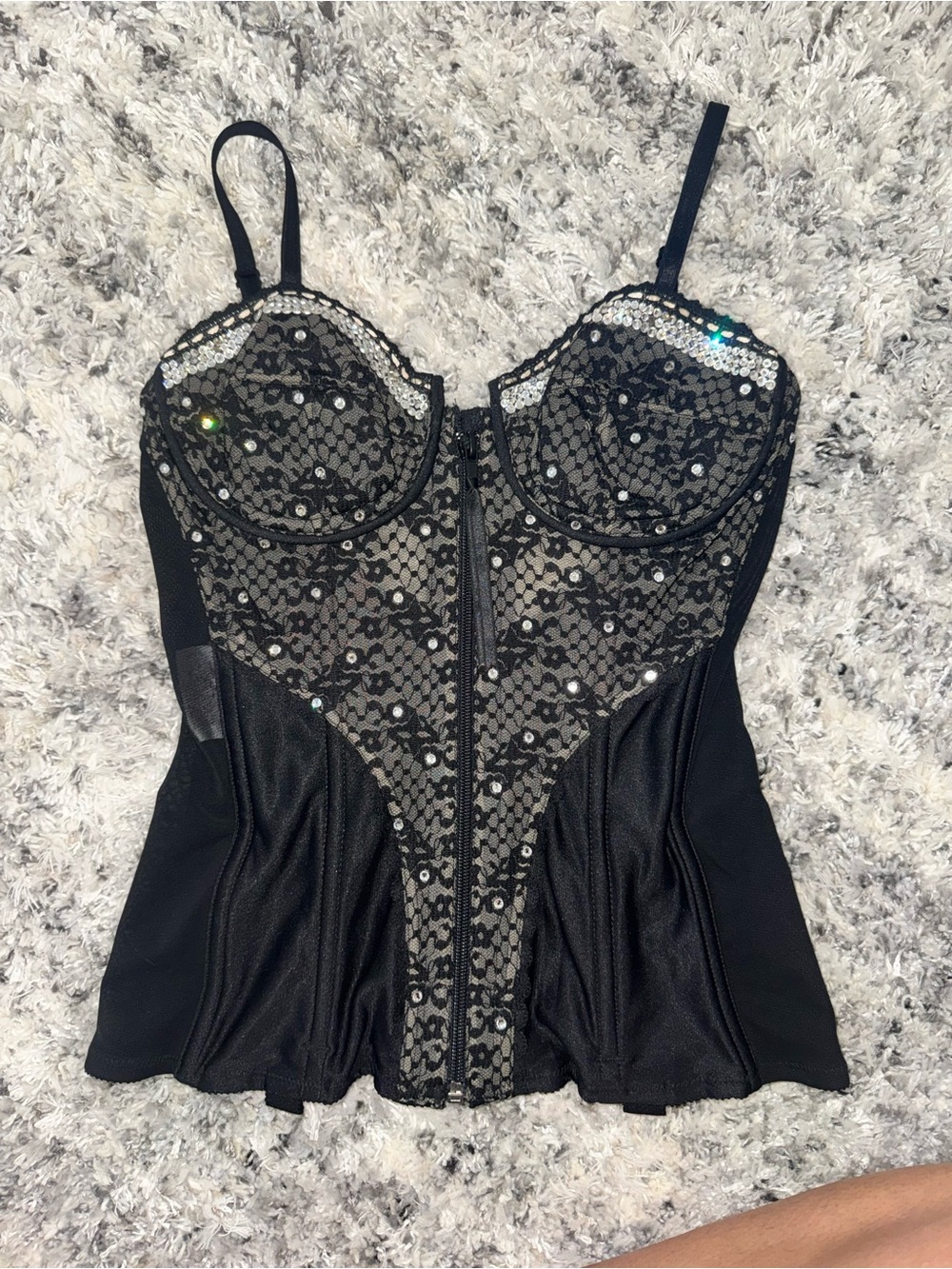 Vintage Lady Marlene black corset
